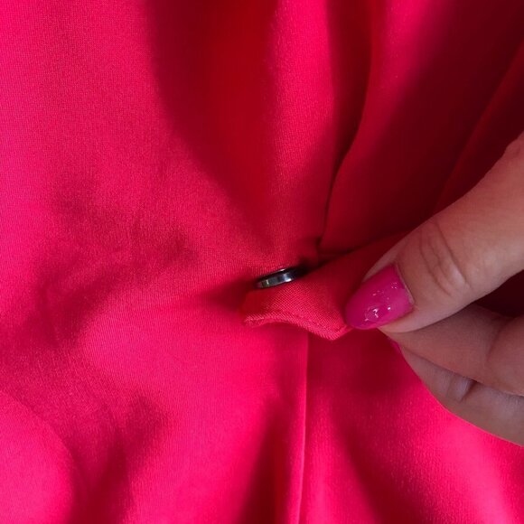 𝅺ARMANI Exchange Dress A/X Sz 2 NWOT Red - Picture 5 of 7